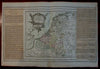 Netherlands Nederland Holland Pays Bas Low countries 1766 Desnos map