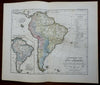 South American Indigenous Peoples & Europeans 1852 Berghaus ethnographic map