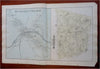 Buckfield Village & Township Maine Oxford County 1880 Halfpenny map