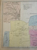 Rocky Hill Connecticut Griswoldville 1869 Baker & Tilden detailed city plan