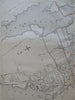 Fall River Massachusetts City Plan steamboat wharf orphanage 1891 Walker map