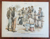 Puck U.S. Political Cartoons 1880s Politicians Lot x 10 F. Opper color prints