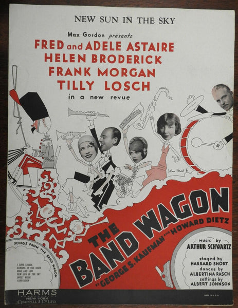 Fred Astaire John Held, Jr. 1931 New Sun in Sky Band Wagon Broadway Musical