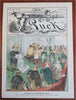 Opper art American Politics Corruption 1880's Puck Political Cartoons Lot x 10