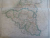 Netherlands Belgium Luxembourg Low Countries Amsterdam c. 1855-60 Fullarton map