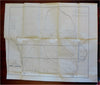 Iowa State Map U.S. Survey Details 1861 Bien lithographed folding map