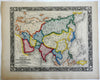 Asia Qing Empire China Korea Japan British Raj Persia Arabia 1860 Mitchell map