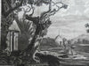 New Caledonia South Pacific Landscape View 1800 Captain Cook engraved print