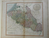 Napoleonic Low Countries Belgium Netherlands 1804 Cary map oversized detailed