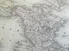 Western Hemisphere North & South America Polynesia Hawaii 1841 Boynton map