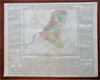 United Provinces Netherlands Holland Amsterdam 1821 Carey large historical map