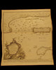 Bay of Cadiz historic Naval Battle Duke Ormond plan 1740 large Basire old map