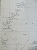 Edo Japan Hokkaido Honshu Kyushu Shikoku Perry Expedition 1856 detailed map