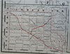 Texas Houston Dallas San Antonio El Paso c. 1880's-90 Cram large map