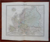 Europe Iberia France Germany British Isles Ottoman Empire 1861 Tardieu map