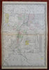 New Mexico Territory Santa Fe Albuquerque Las Cruces Roswell 1888 detailed map