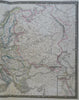 Napoleonic Europe in 1813 French Empire Egypt 1826 Brue large detailed map