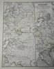 Russian Orthdoxy Muscovy Teutonic Order Church Lands Spruner 1877 historical map