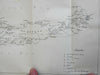 Flores Island Indonesia Dutch East Indies Maumere 1905 G. Kolff Dutch map