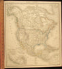 North America British Canada Mormon city named 1856 Leipzig rare antique map