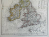 British Isles Ireland United Kingdom England Wales Scotland 1873 Ravenstein map