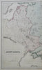 Ancient Sarmatia Eastern Europe Russia Crimea Ukraine 1855 Philip folio map