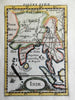 India Mughal Empire Ganges & Indus Rivers Ceylon Sri Lanka 1683 Mallet map
