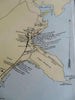 York Harbor & York Beach York County Maine Hotel Bartlett 1893 Stuart map