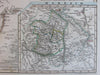 Arabian peninsula Africa Persia Iran 1860 Stieler scarce old map