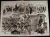 Songs of the Civil War Soldiers Marching Dixie 1861 great old Homer print
