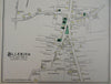 Billerica Centre Middlesex Mass. 1889 Walker detailed city plan map