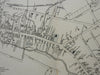 Norway Village Oxford Maine 1880 Halfpenny detailed city plan businesses map