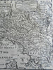 Northern Italy Piedmont Savoy Parma Modena Livorno 1760 Bowen decorative map