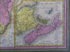 Quebec Three Rivers New Brunswick Nova Scotia 1848 Cowperthwaite Mitchell map
