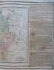 Westphalia Upper & Lower Rhine Holy Roman Empire Germany 1766 Brion map