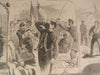 Songs of War Union Soldiers Civil War Homer 1861 antique wood engraved print