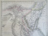 Egypt & Arabia Petra Sinai Peninsula Nile River Red Sea Cairo 1853 Hall map