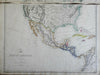 North America United States Caribbean Canada Mexico 1863 Lowry two sheet map