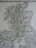 British Isles United Kingdom Ireland England Scotland Wales 1852 Philip map