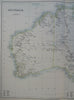 Australia New South Wales Victoria Sydney 1890 scarce folio Scribner-Black map