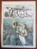 American Politicians Gillam Art 1880's Puck Political Cartoons Lot x 10 prints
