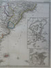 South America Brazil Peru Venezuela Chile 1869 Stulpnagel detailed 2 sheet map