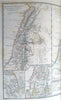 Holy Land Israel Palestine Roman Judea Seleucids 1865 Stulpnagel historical map