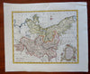 Upper Saxony Brandenburg Pomerania Holy Roman Empire Berlin 1762 Kitchin map