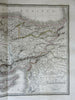 Turkey Ancient Anatolia Asia Minor Cappadocia Phrygia Lydia 1832 Lapie map