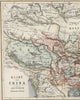 China Mongolia Russia India Tibet Tartary Asia 1861 Kraay rare antique Dutch map