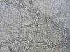 Battle of Elixheim War of Spanish Succession Brabant c. 1745 Basire battle map