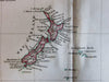 Australia Polynesia Pacific islands 1860 Stieler scarce old map