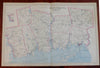 New London County Connecticut Southern Part Waterford Lyme 1893 Hurd coastal map
