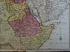 Arabia East Africa Egypt Ethiopia Abyssinia 1792 Elwe rare Dutch large map